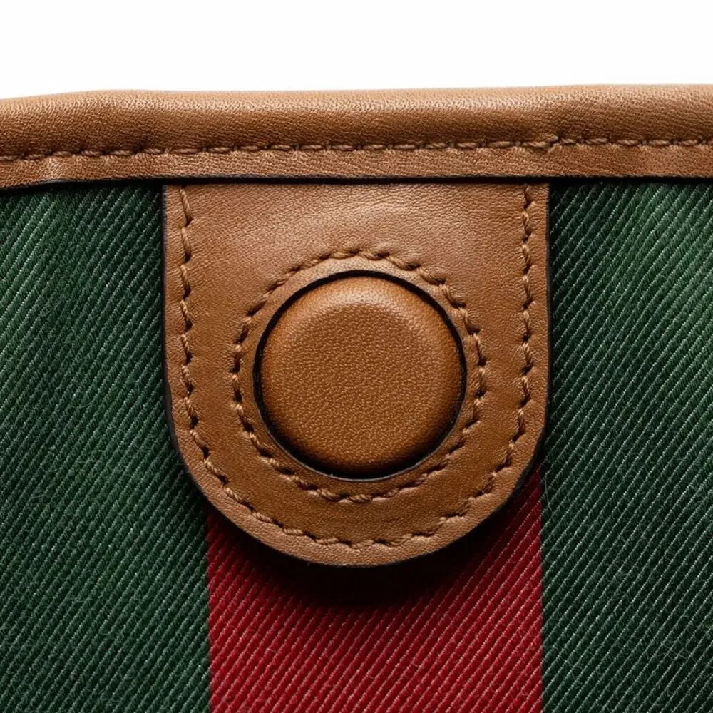 Gucci GG Supreme Emblem Small Bucket Bag